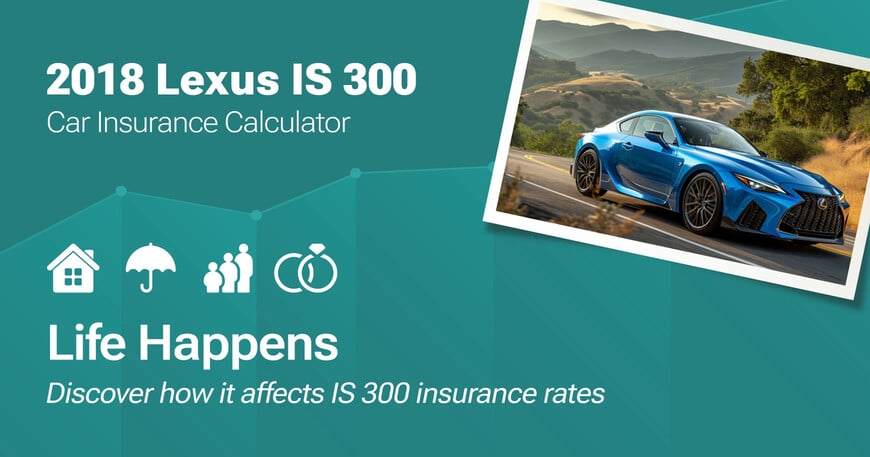 2018 Lexus IS 300 car insurance calculator image