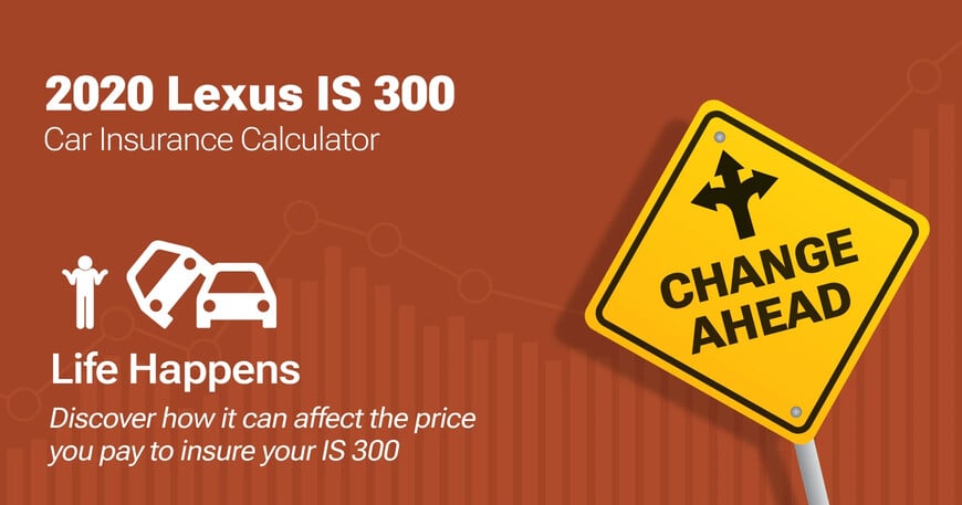 2020 Lexus IS 300 car insurance calculator image