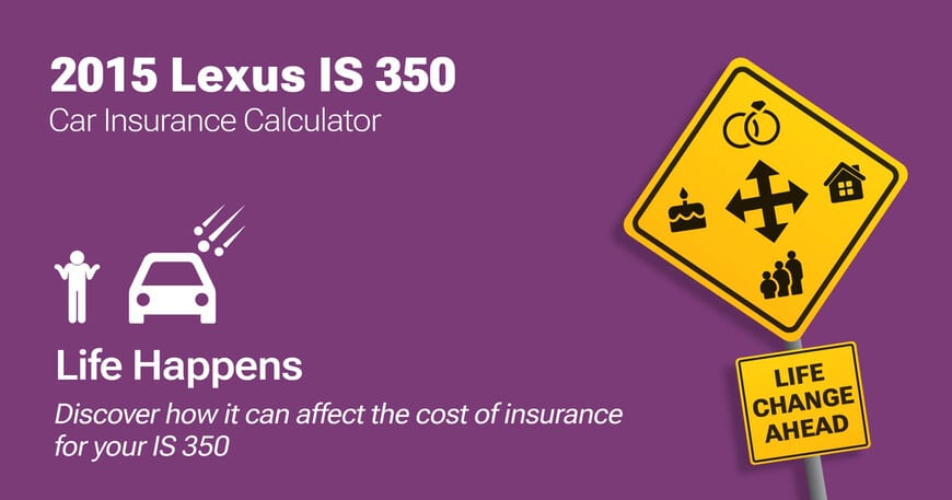2015 Lexus IS 350 car insurance calculator image