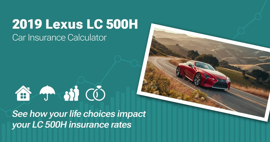 2019 Lexus LC 500h car insurance calculator image