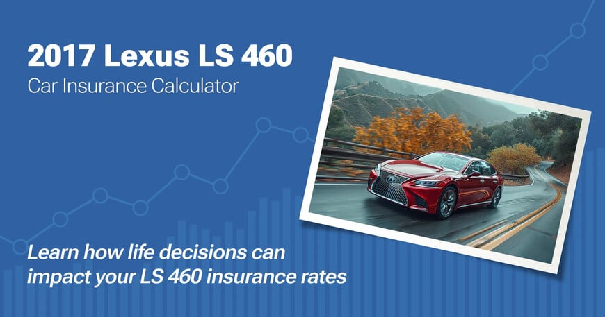 2017 Lexus LS 460 car insurance calculator image