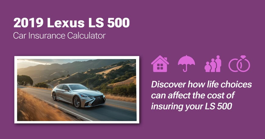 2019 Lexus LS 500 car insurance calculator image