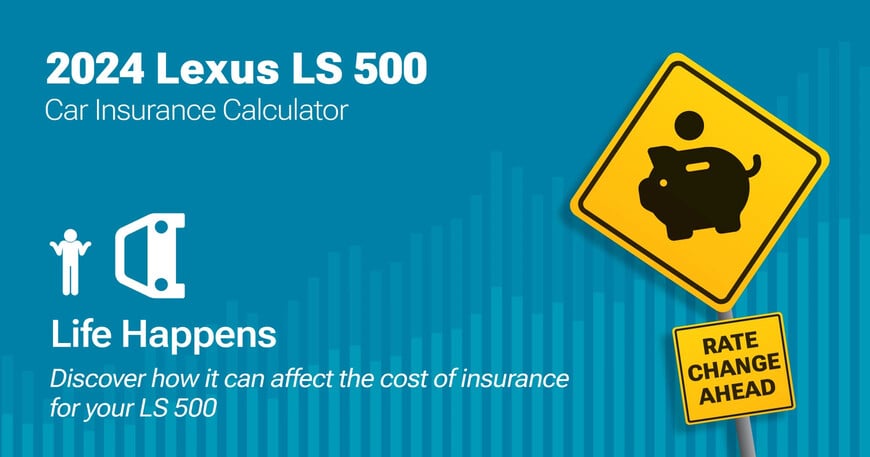 2024 Lexus LS 500 car insurance calculator image