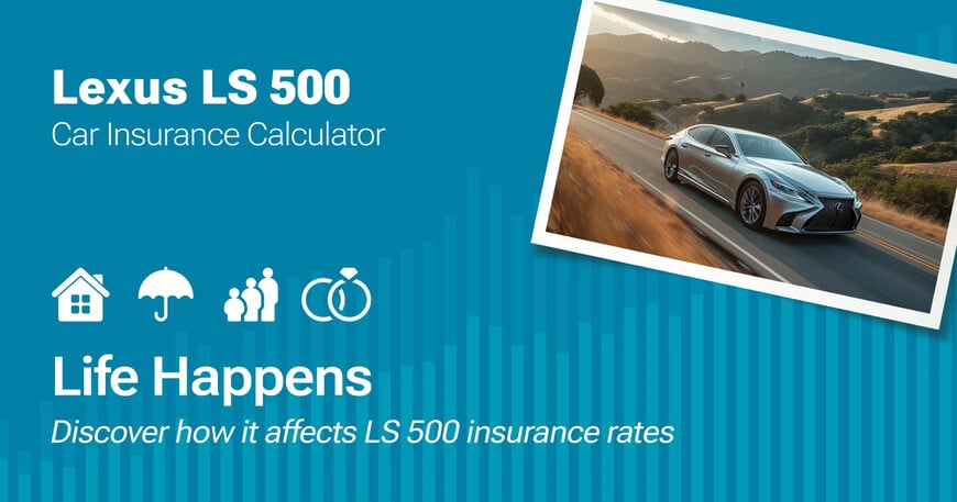Lexus LS 500 car insurance calculator image