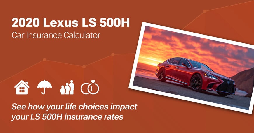 2020 Lexus LS 500h car insurance calculator image
