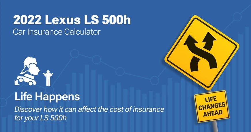 2022 Lexus LS 500h car insurance calculator image