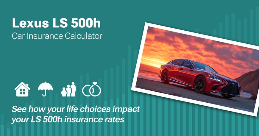 Lexus LS 500h car insurance calculator image