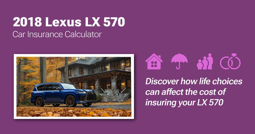 2018 Lexus LX 570 car insurance calculator image