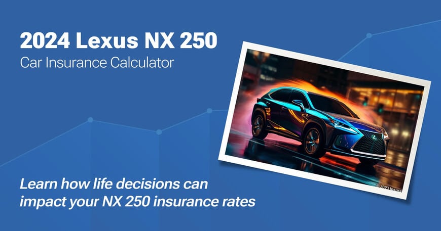 2024 Lexus NX 250 car insurance calculator image