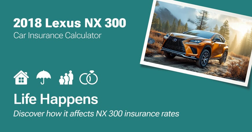 2018 Lexus NX 300 car insurance calculator image