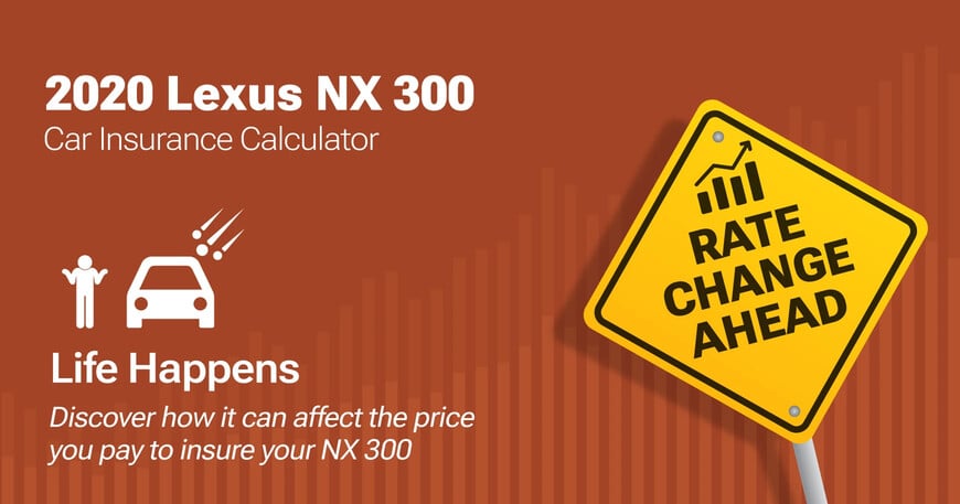 2020 Lexus NX 300 car insurance calculator image