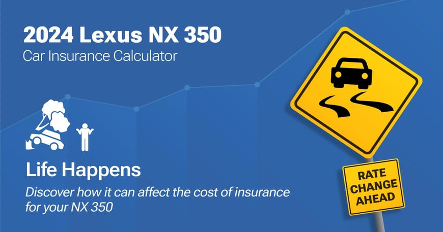 2024 Lexus NX 350 car insurance calculator image
