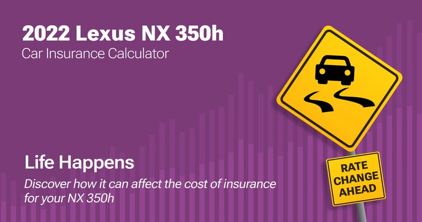 2022 Lexus NX 350h car insurance calculator image