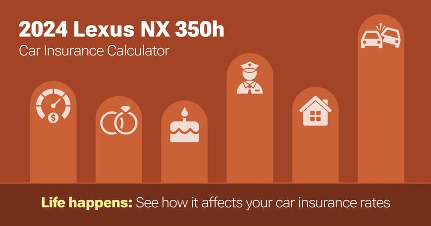 2024 Lexus NX 350h car insurance calculator image