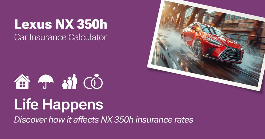 Lexus NX 350h car insurance calculator image