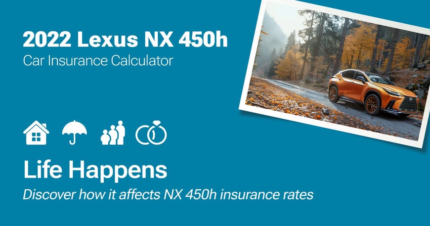 2022 Lexus NX 450h car insurance calculator image