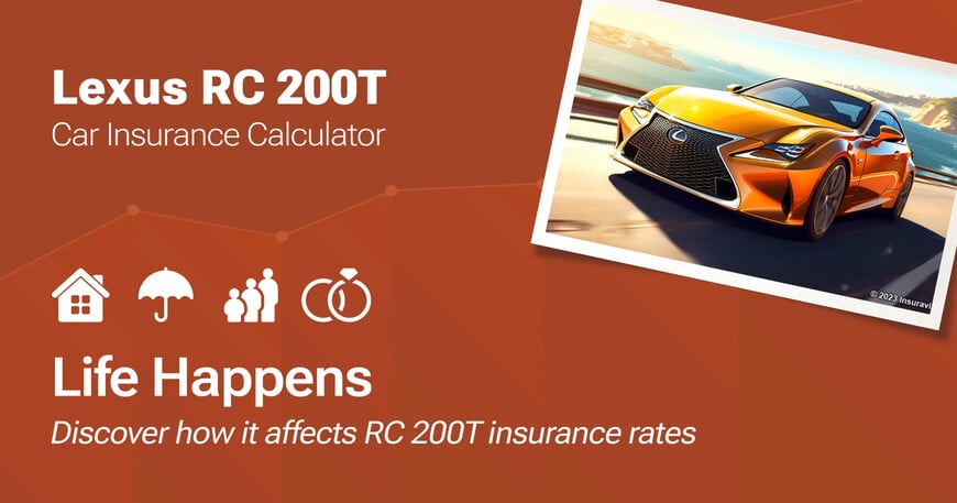 Lexus RC 200T car insurance calculator image