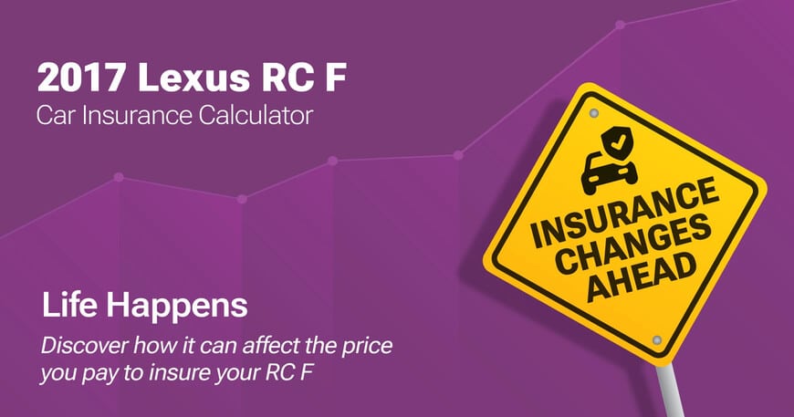 2017 Lexus RC F car insurance calculator image