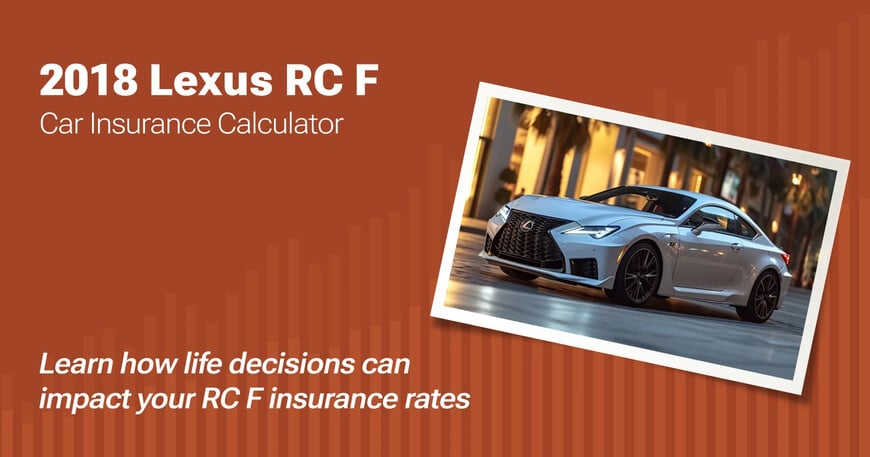 2018 Lexus RC F car insurance calculator image