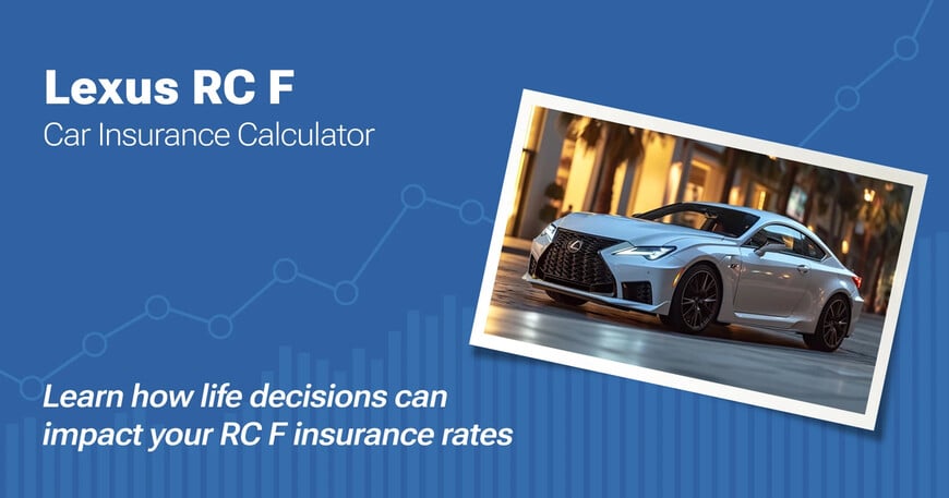 Lexus RC F car insurance calculator image