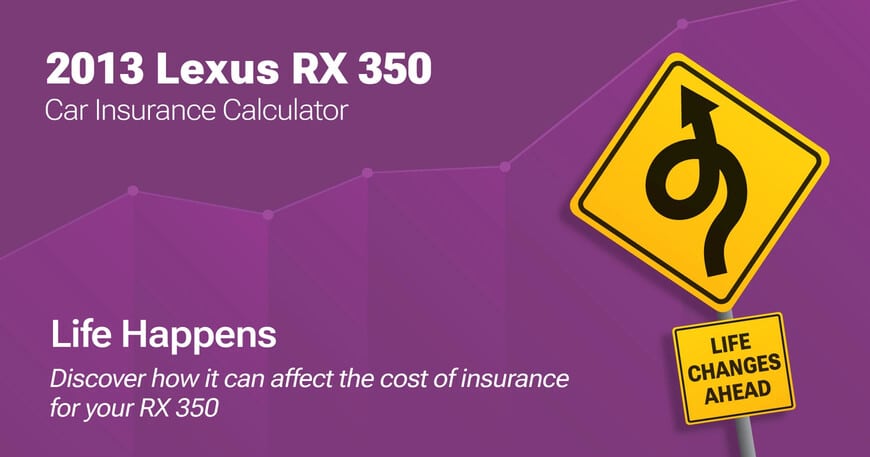 2013 Lexus RX 350 car insurance calculator image