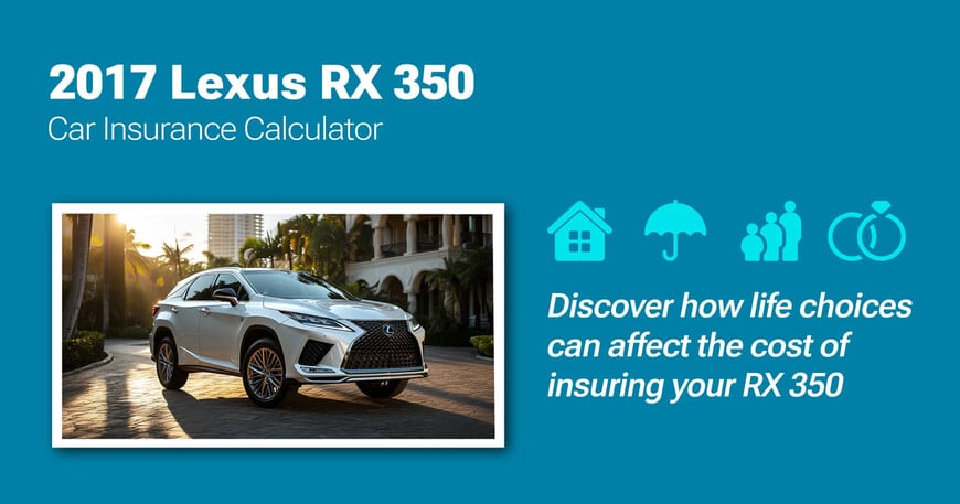 2017 Lexus RX 350 car insurance calculator image