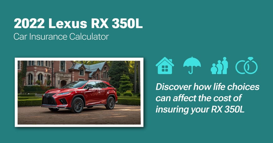 2022 Lexus RX 350L car insurance calculator image
