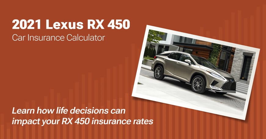 2021 Lexus RX 450 car insurance calculator image