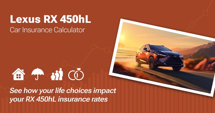 Lexus RX 450hL car insurance calculator image