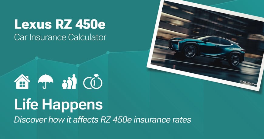 Lexus RZ 450e car insurance calculator image