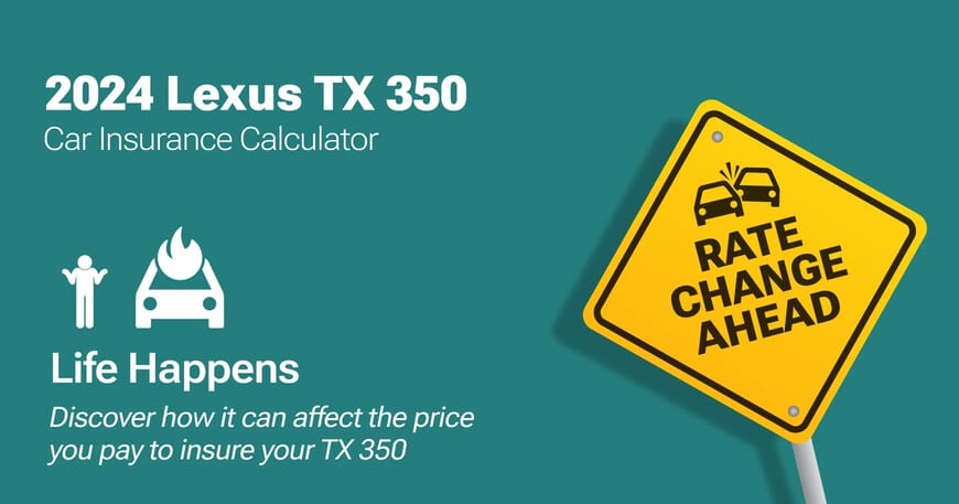 2024 Lexus TX 350 car insurance calculator image
