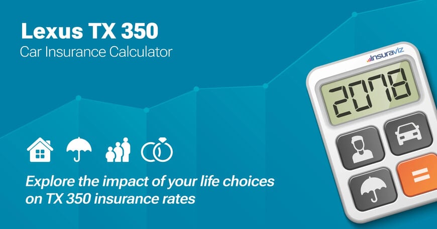 Lexus TX 350 car insurance calculator image