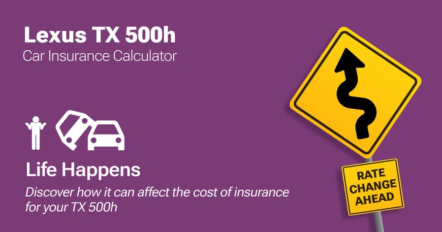 Lexus TX 500h car insurance calculator image