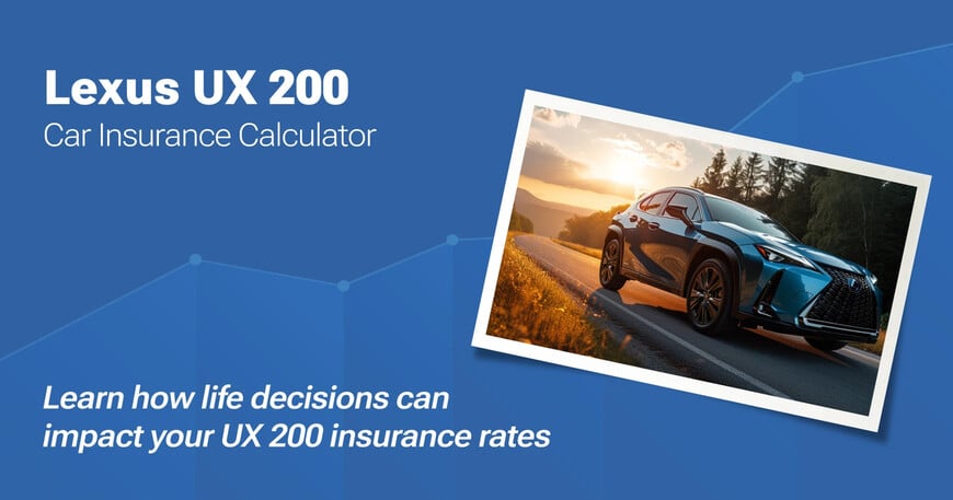 Lexus UX 200 car insurance calculator image