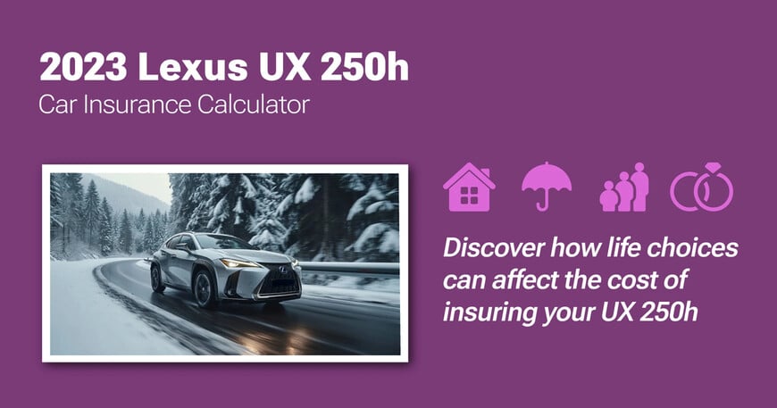 2023 Lexus UX 250h car insurance calculator image
