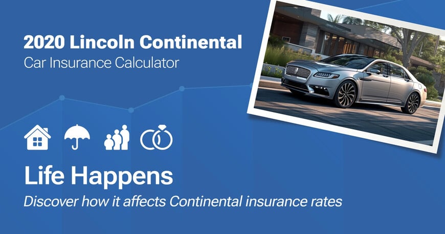 2020 Lincoln Continental car insurance calculator image