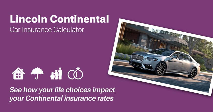 Lincoln Continental car insurance calculator image