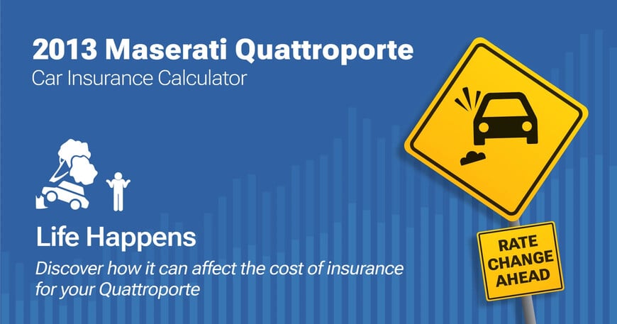 2013 Maserati Quattroporte car insurance calculator image