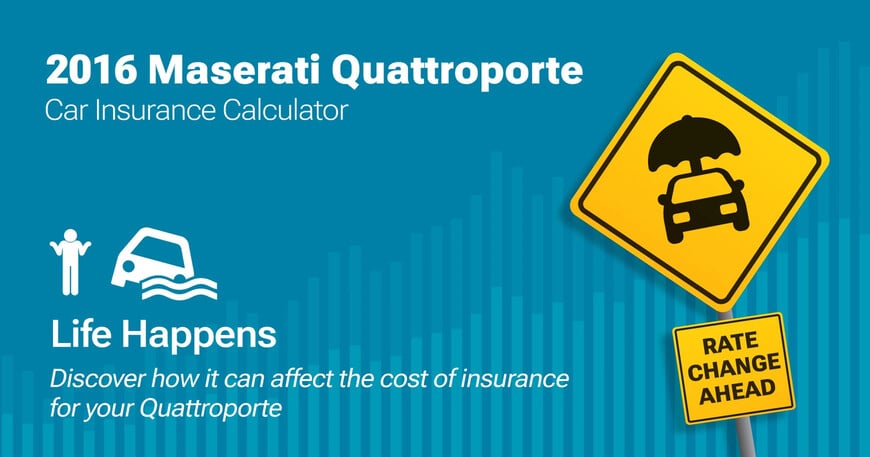 2016 Maserati Quattroporte car insurance calculator image