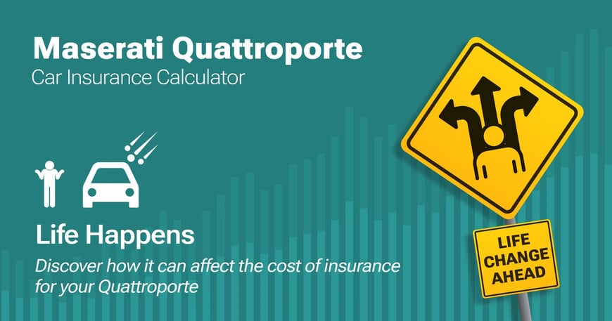 Maserati Quattroporte car insurance calculator image