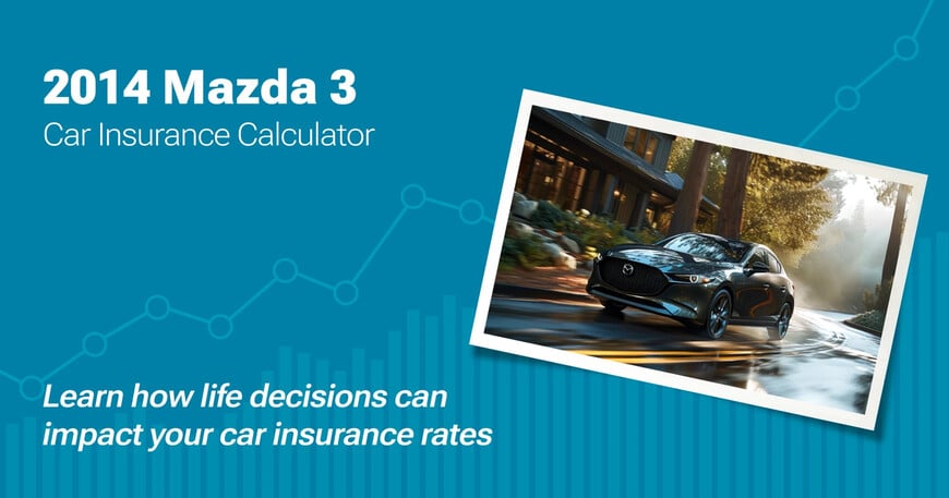 2014 Mazda 3 car insurance calculator image