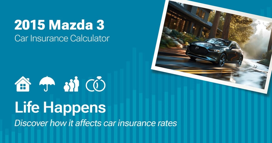2015 Mazda 3 car insurance calculator image