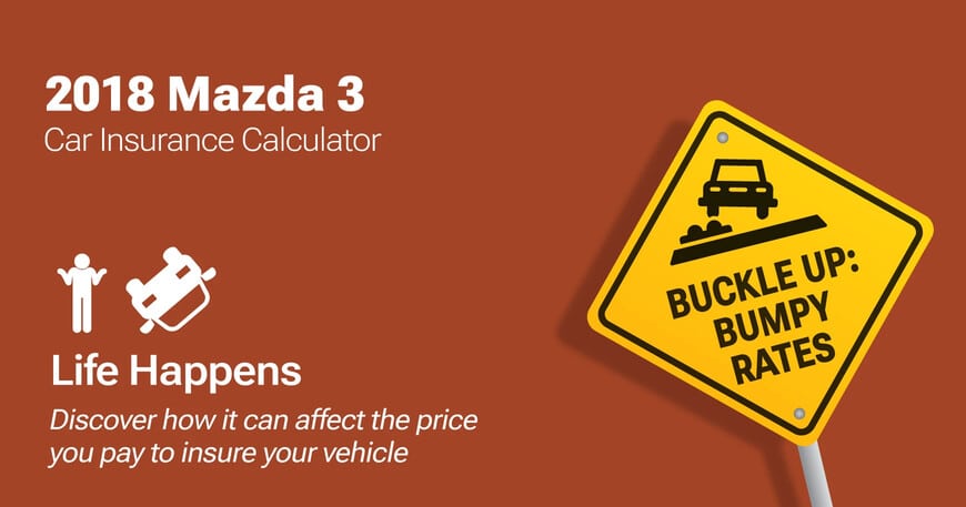 2018 Mazda 3 car insurance calculator image