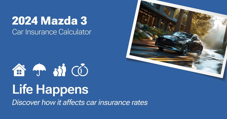 2024 Mazda 3 car insurance calculator image