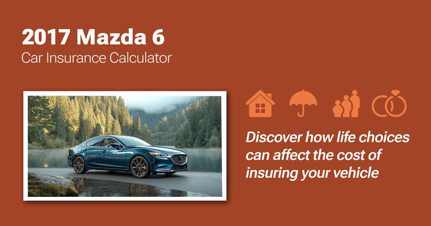 2017 Mazda 6 car insurance calculator image