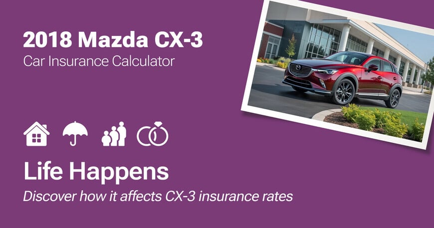 2018 Mazda CX-3 car insurance calculator image