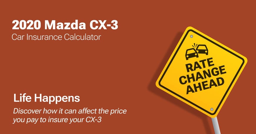 2020 Mazda CX-3 car insurance calculator image