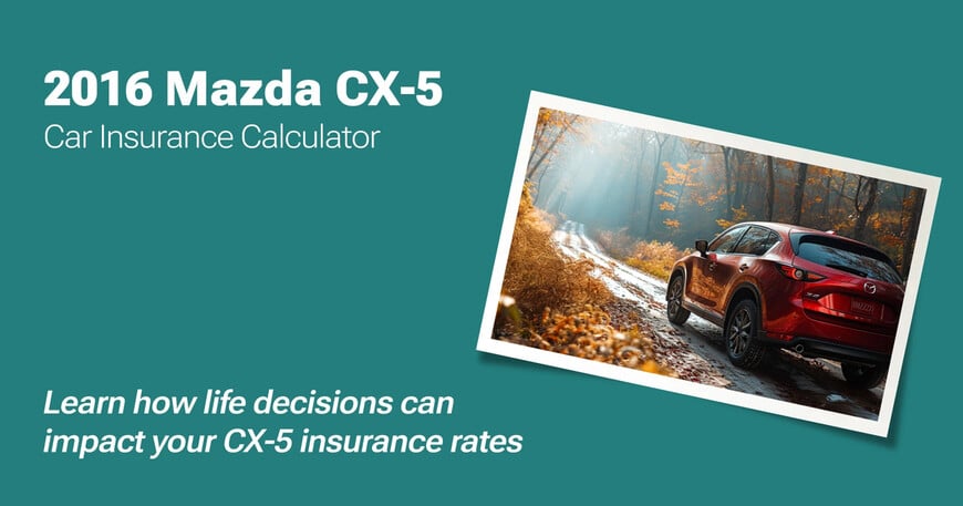 2016 Mazda CX-5 car insurance calculator image