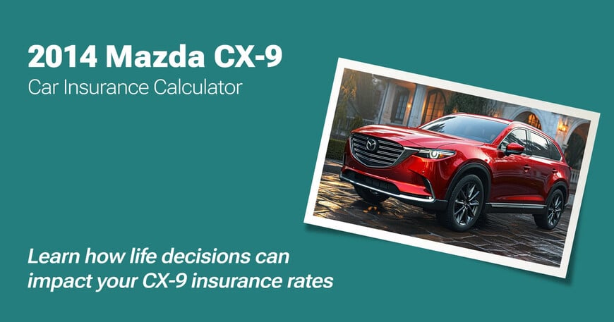 2014 Mazda CX-9 car insurance calculator image