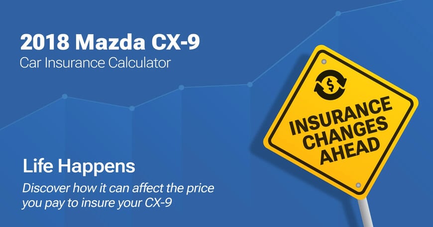 2018 Mazda CX-9 car insurance calculator image